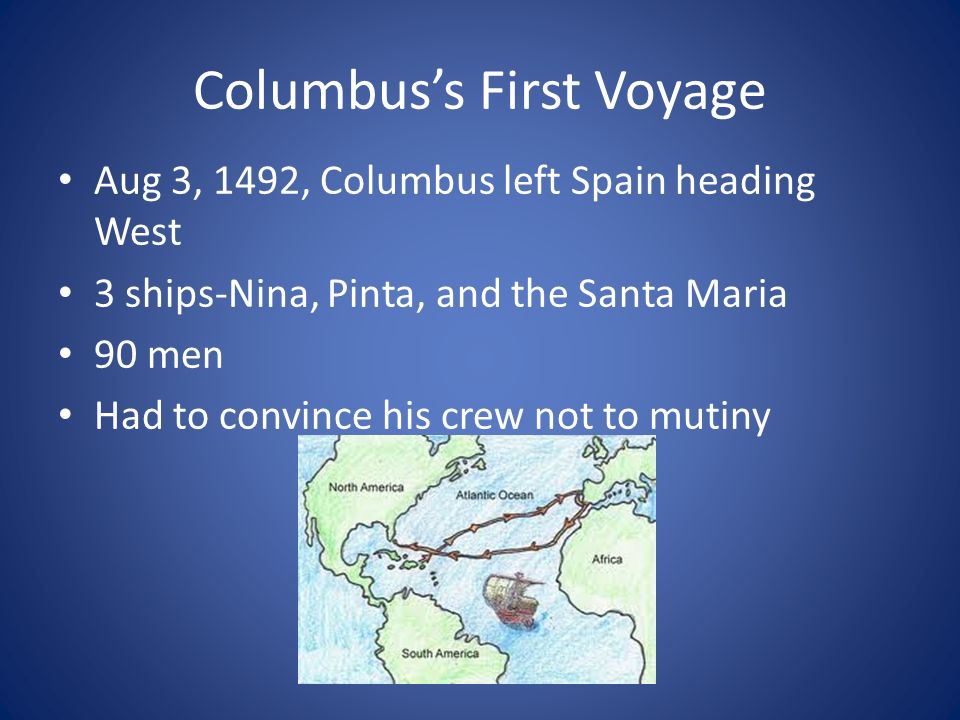 Columbus’s First Voyage