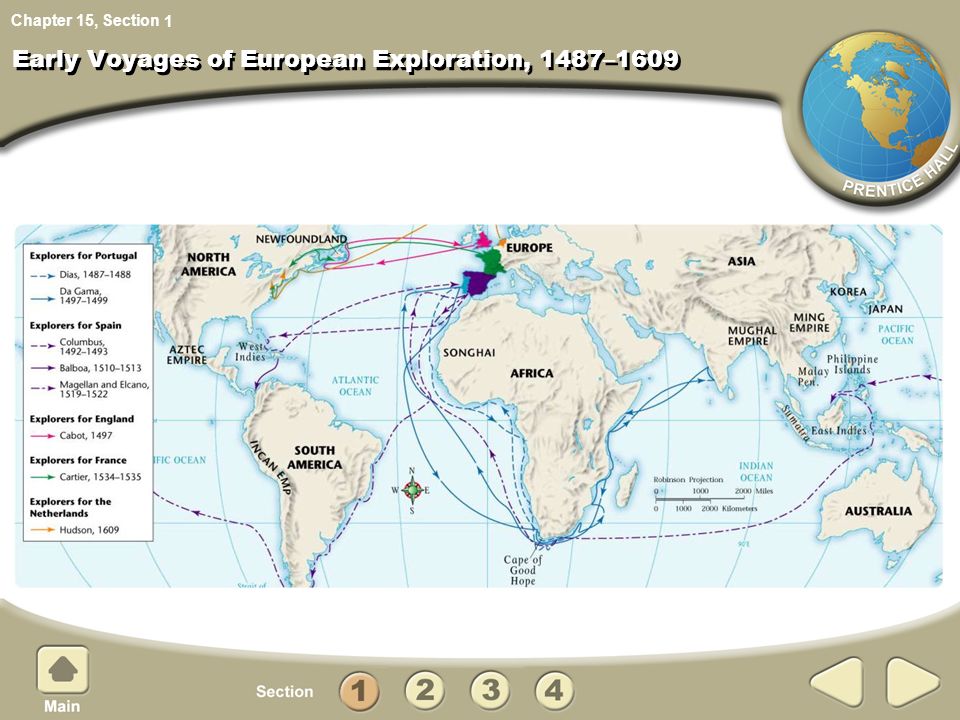 Early Voyages of European Exploration, 1487–1609