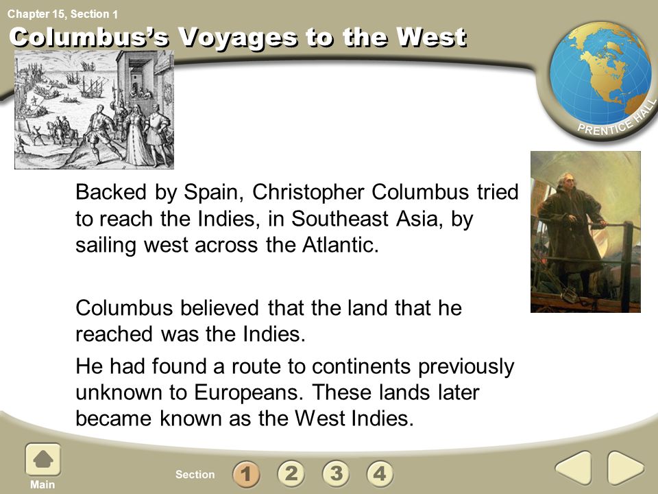 Columbus’s Voyages to the West