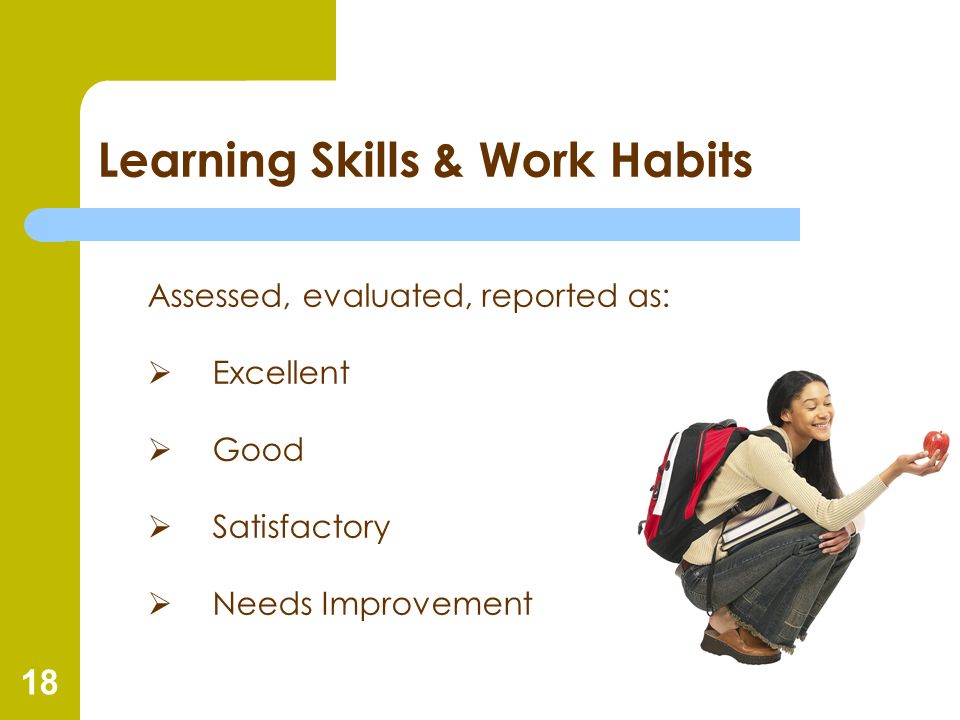 Learning Skills & Work Habits