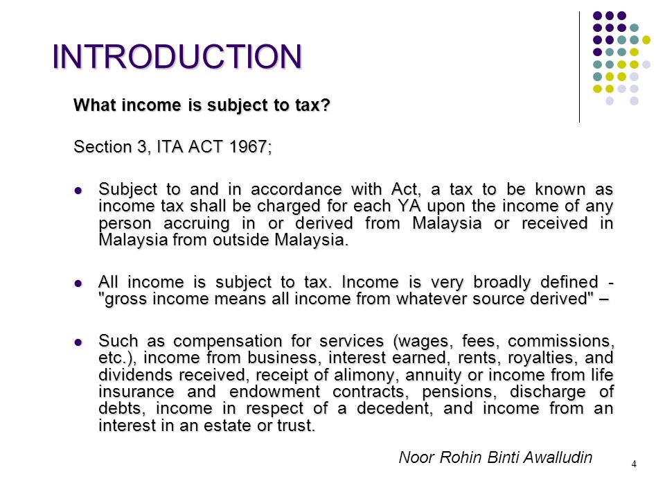 Income How Judges Determined Noor Rohin Binti Awalludin Ppt Video Online Download