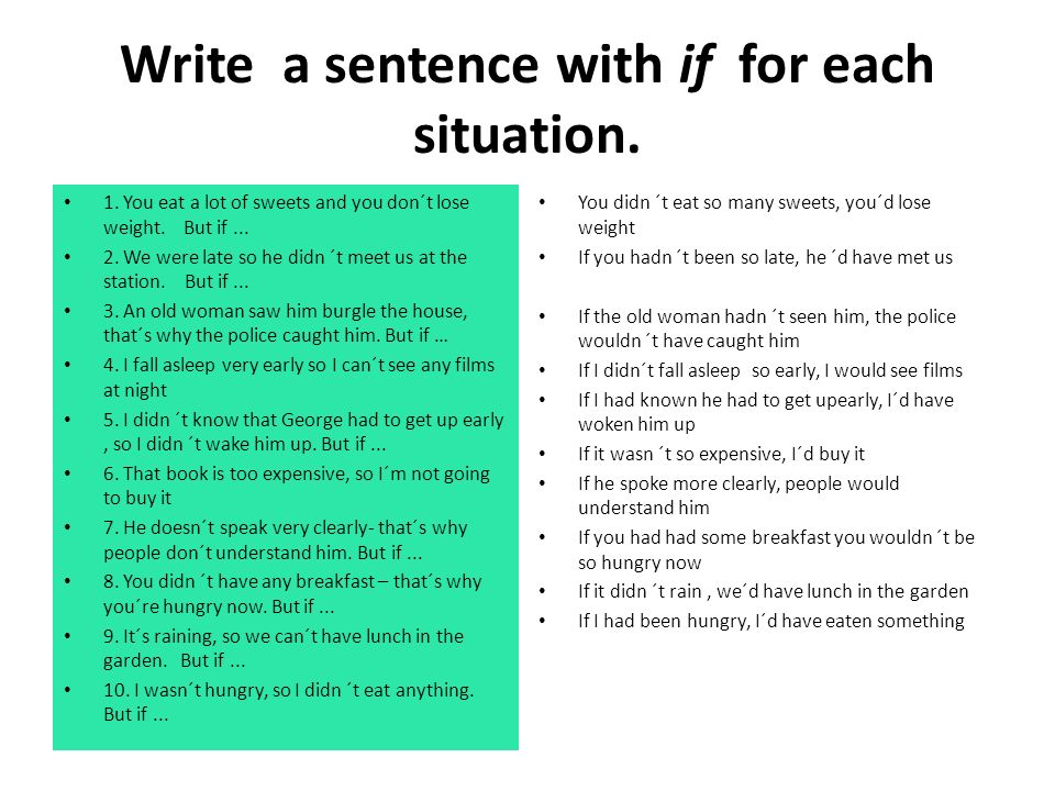 For each situation write a. Write a tag for each sentence перевод на русский язык. Sentences with if. Sentences перевод. Ответы к write a tag for each sentence.