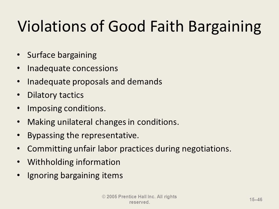 Collective Bargaining: What is a Good-Faith Impasse?
