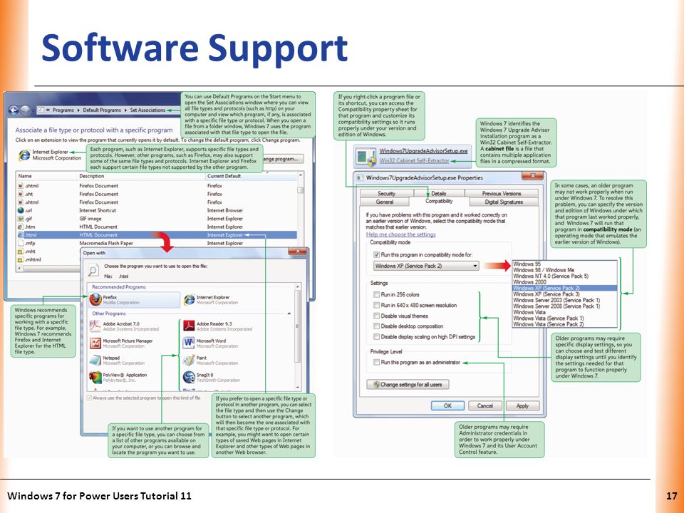 Software Support Windows 7 for Power Users Tutorial 11