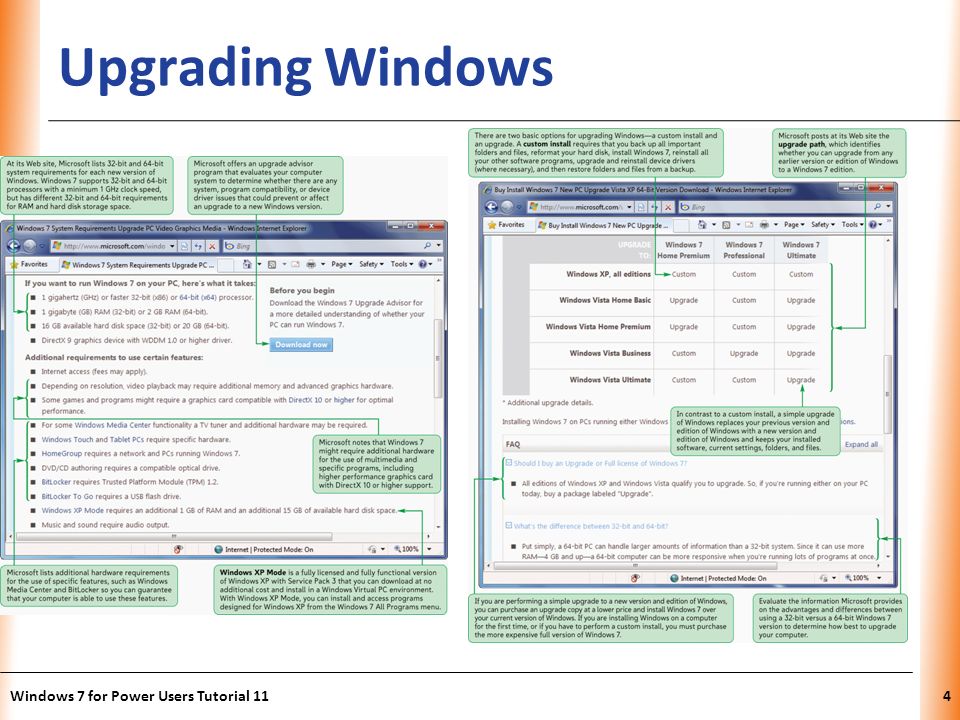 Upgrading Windows Windows 7 for Power Users Tutorial 11