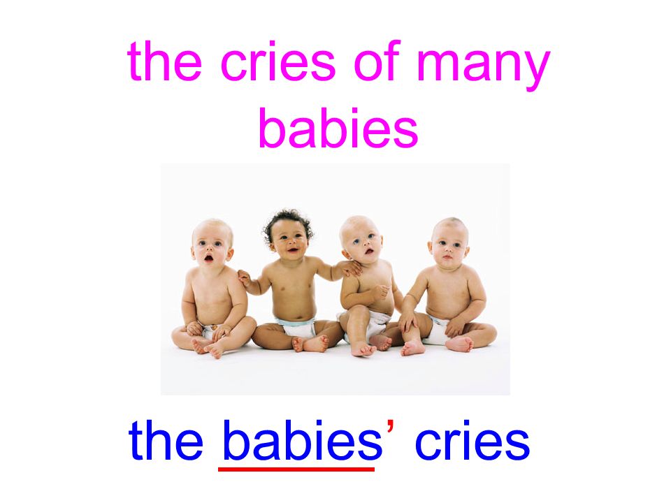 the cries of many babies