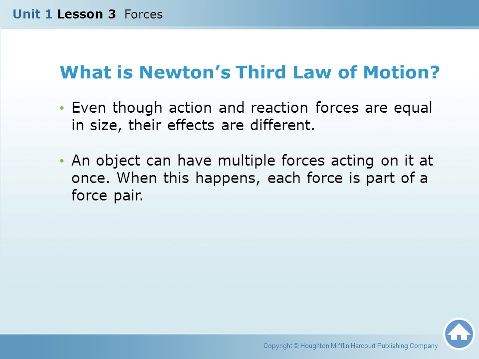 What is Newton’s Third Law of Motion