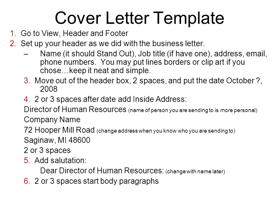Warm Up 10 8 08 Open All The Example Cover Letters In The Public L Drive Stepping Out Folder This Will Help You Get Started In Your Warm Up Section Ppt Download