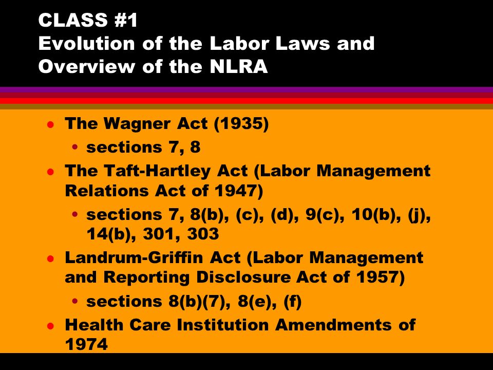 Labor Law Stephen B Forman Ppt Download