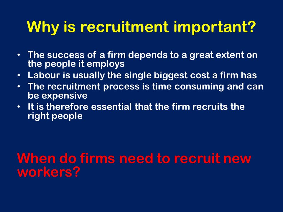 Recruitment Meaning