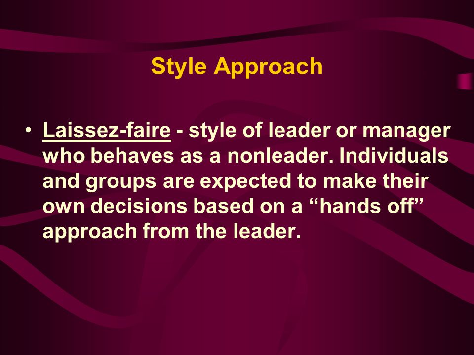 Style Approach