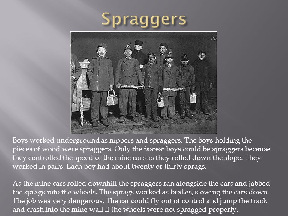 Spraggers