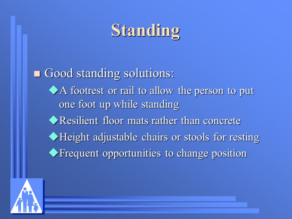 Standing Good standing solutions: