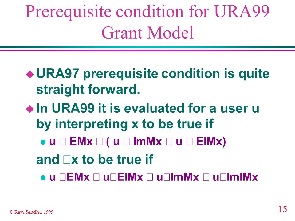 Arbac99 Model For Administration Of Roles Ppt Download