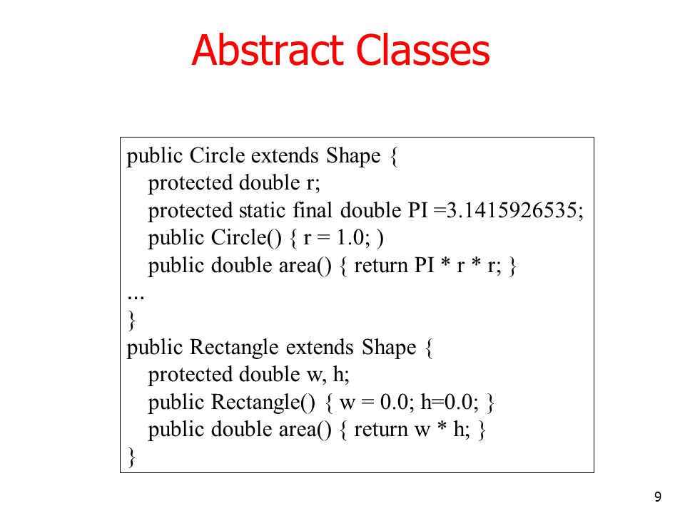 Final And Abstract Classes Ppt Video Online Download