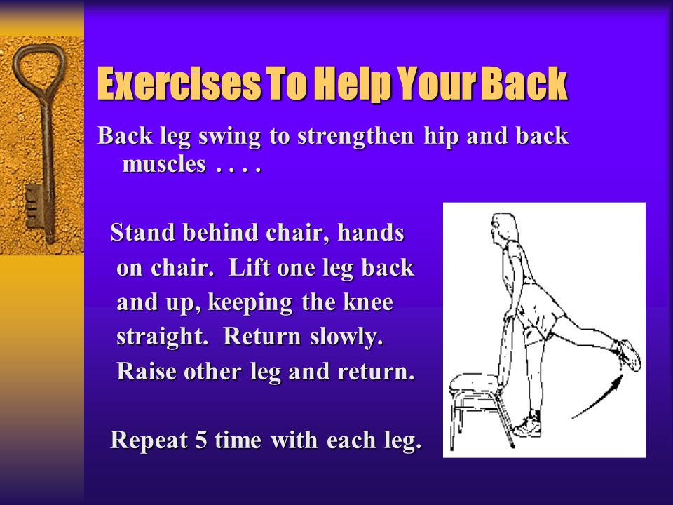 Exercises To Help Your Back