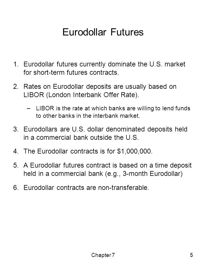 eurodollar market time deposits