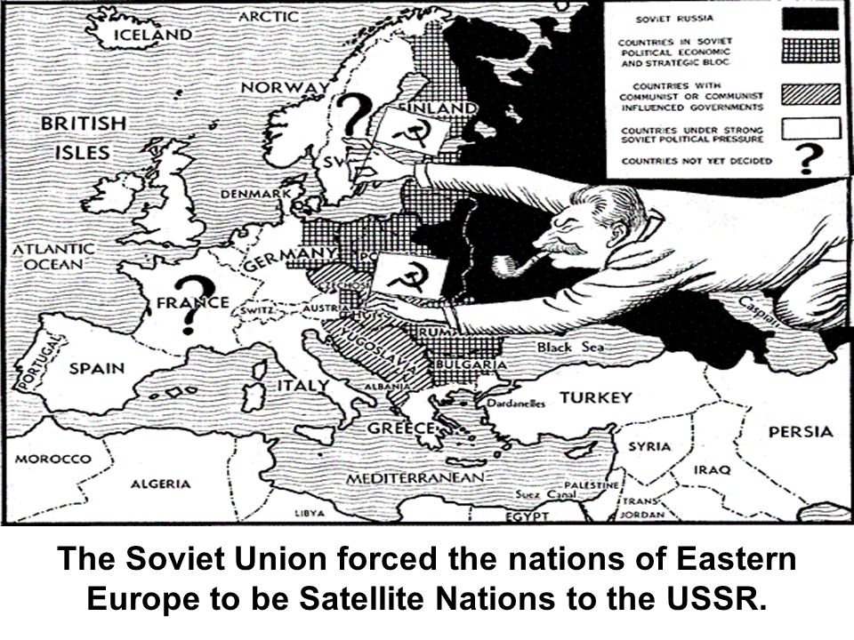 The Cold War Begins In This Picture Joseph Stalin Is Depicted As Spreading Communism After Ww Ii Ended