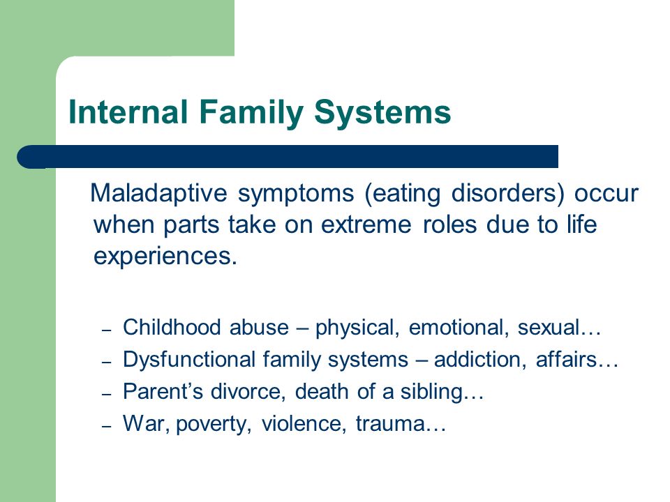 Internal Family Systems Therapy