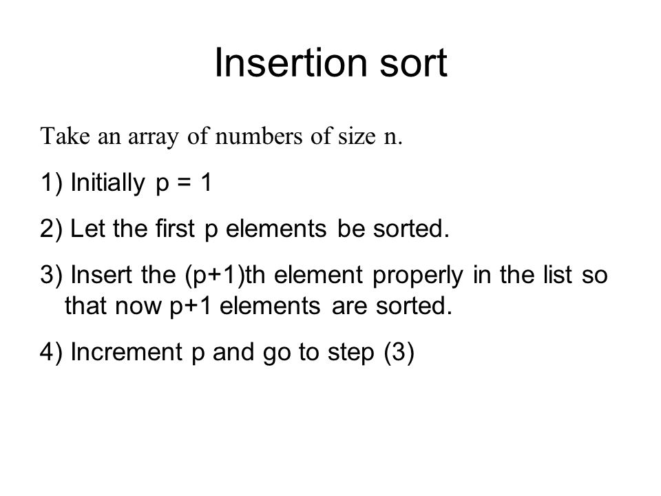 CSC – 332 Data Structures Sorting - ppt video online download
