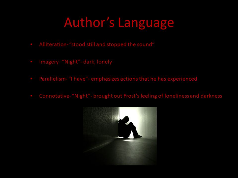 Acquainted With The Night Ppt Download
