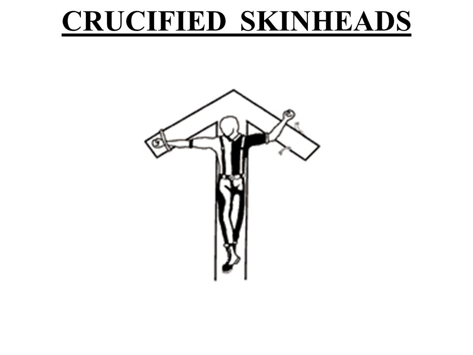 Meaning crucified skinhead tattoo Face of