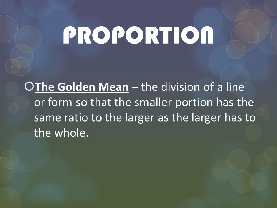 PROPORTION