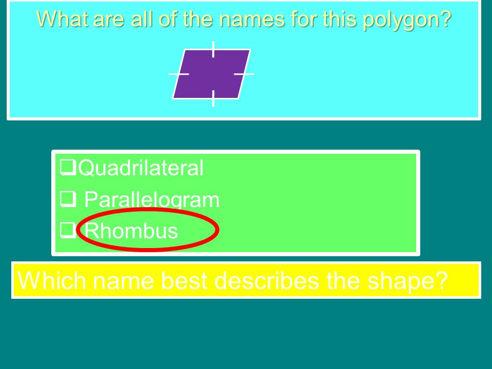 What are all of the names for this polygon