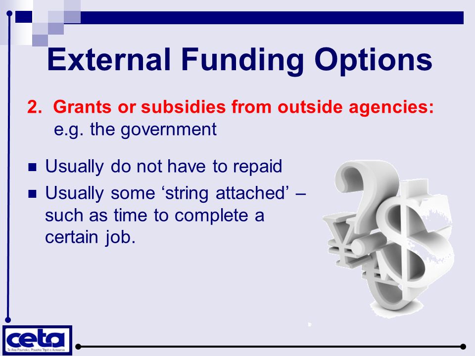 External Funding Options