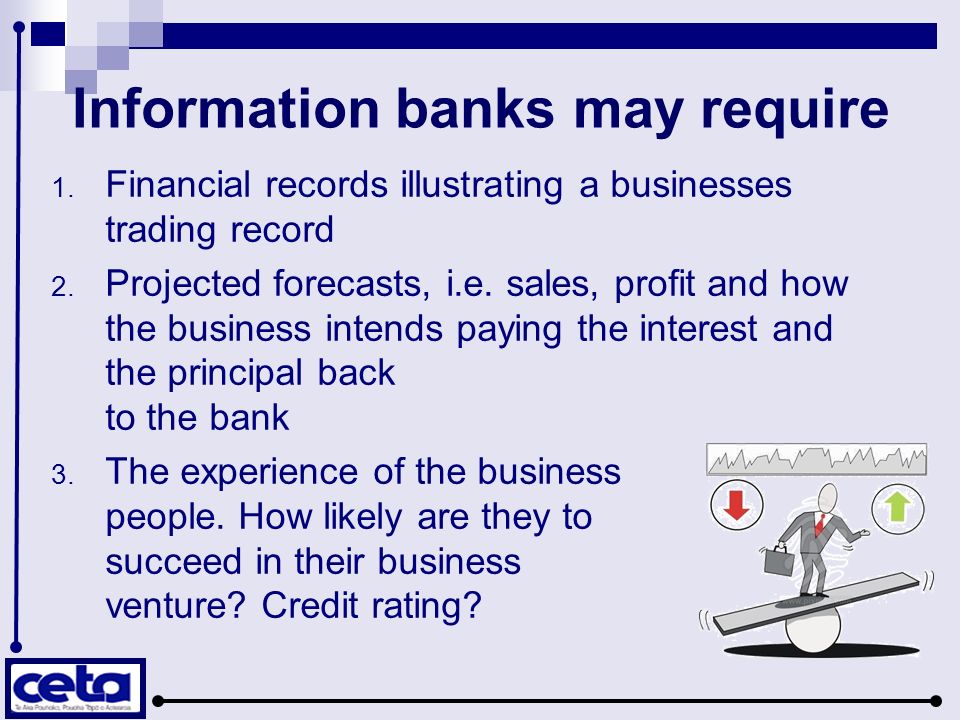 Information banks may require