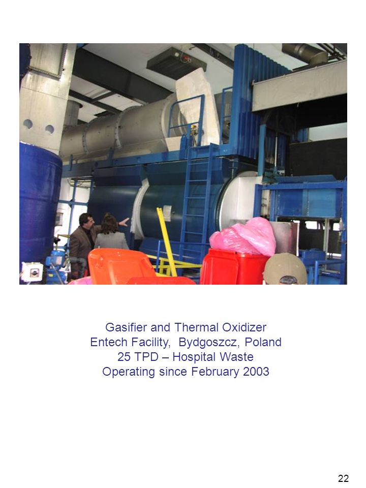 Gasifier and Thermal Oxidizer Entech Facility, Bydgoszcz, Poland