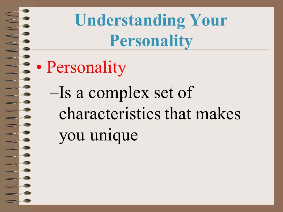 Understanding Your Personality