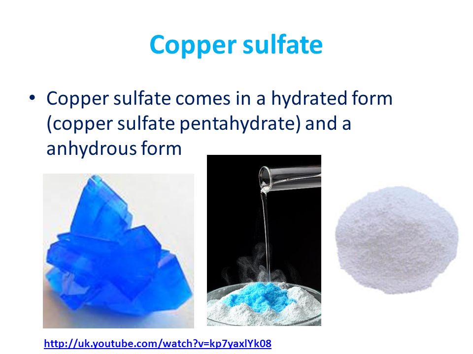 hydrous copper sulfate