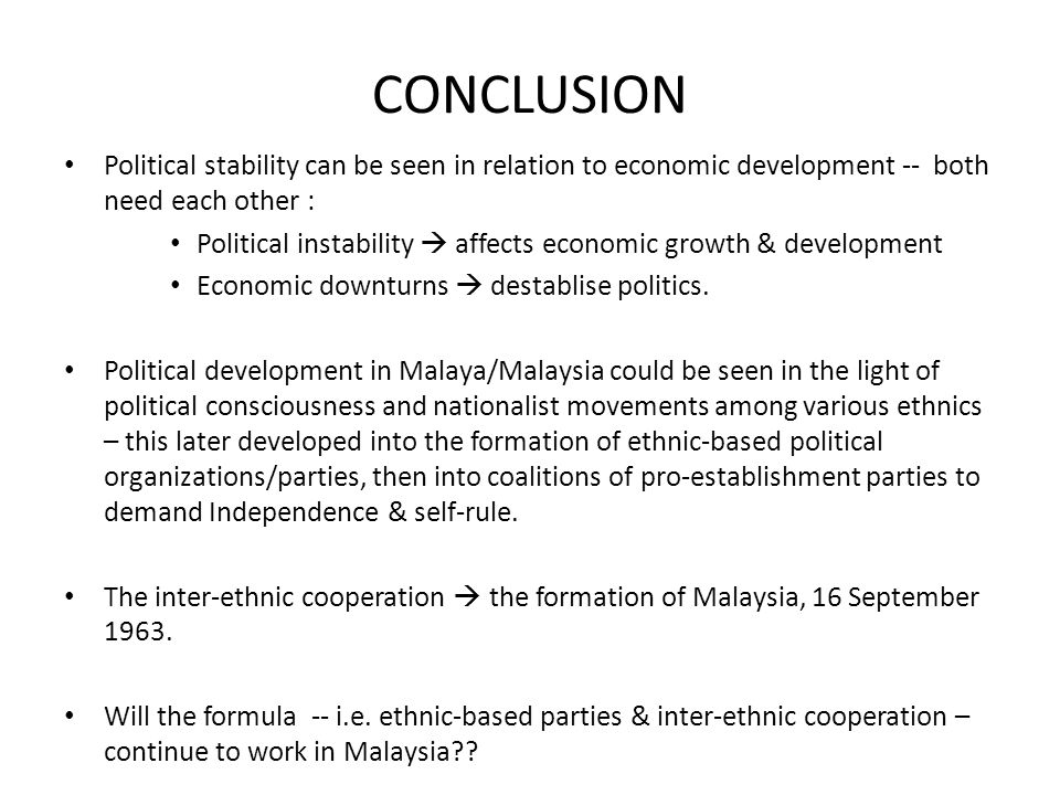 Conclusion Of Separation Of Power In Malaysia