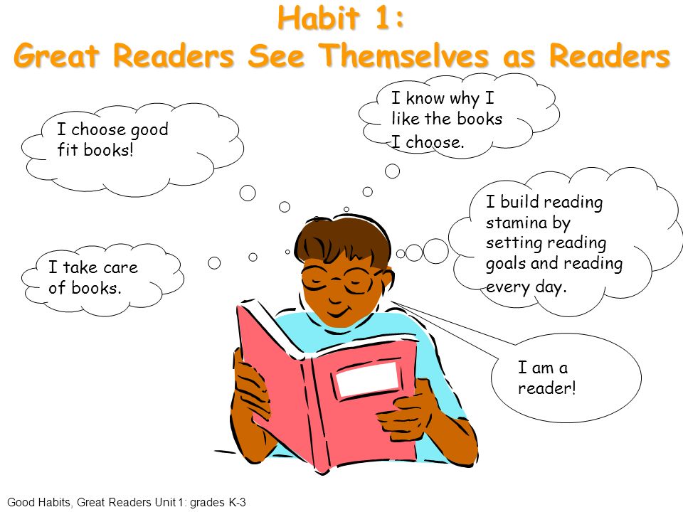 Habit 1: Great Readers See Themselves as Readers