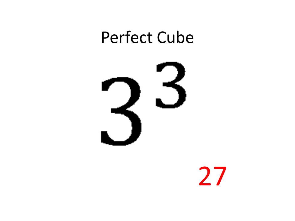 Perfect Cube 27