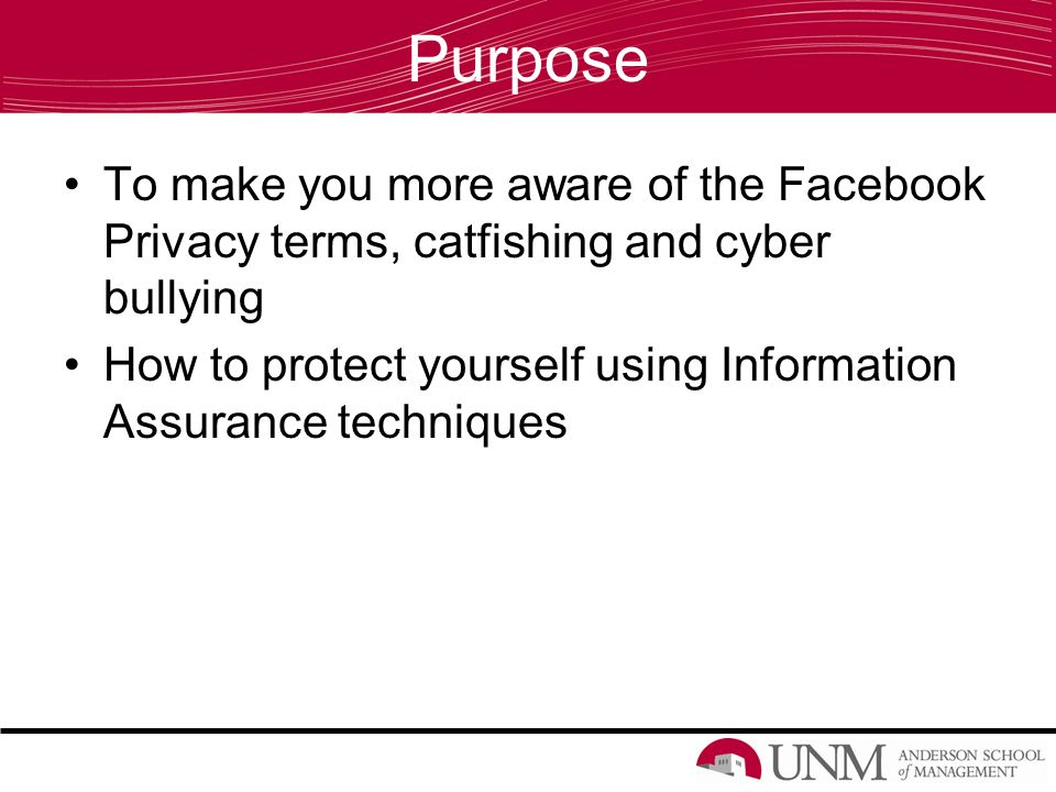 Facebook, Cyber-bullying & Catfishing: Could you be a victim - ppt video  online download
