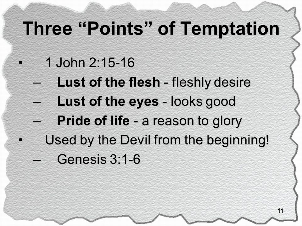 Three Points of Temptation