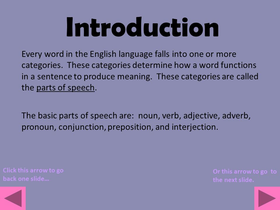 PPT - Parts of an Introductory Speech/Opening Paragraph PowerPoint