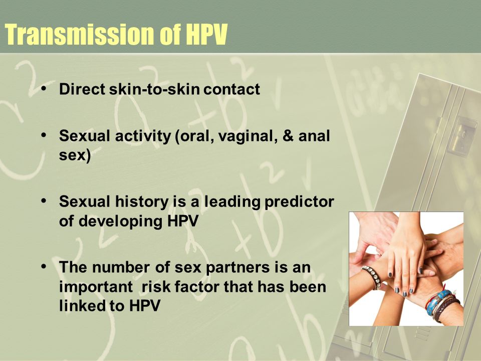 hpv skin contact)