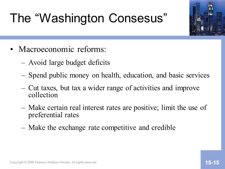The Washington Consesus