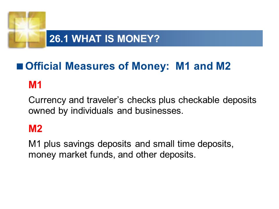 Official Measures of Money: M1 and M2