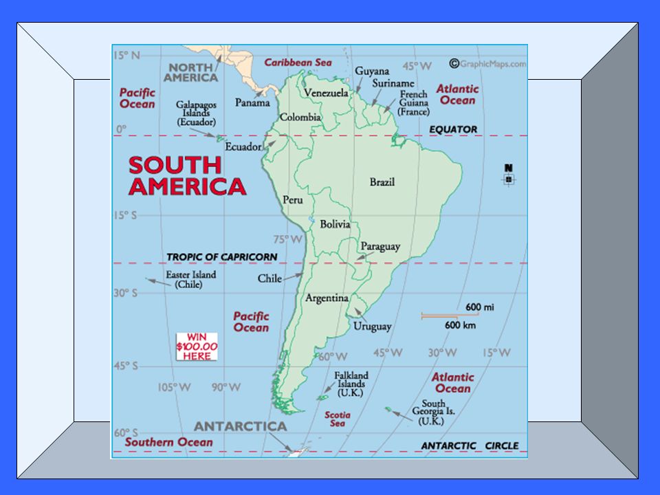 South America South America is the planet s 4th largest continent. It has12 countries and 3 major territories.