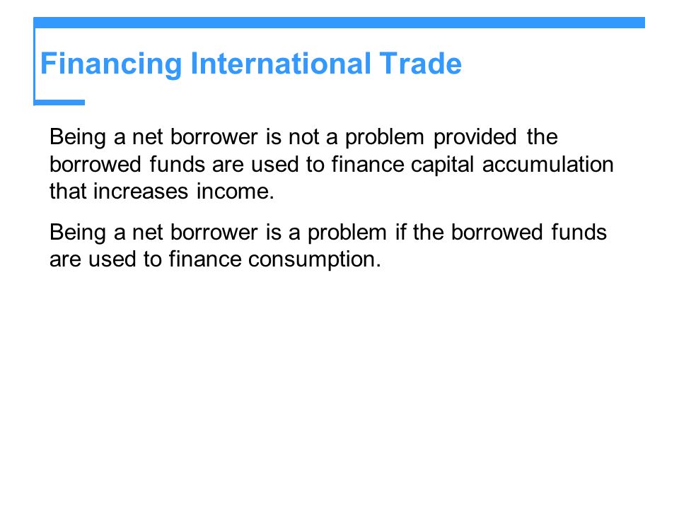 Financing International Trade