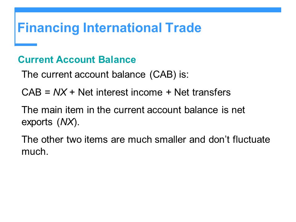 Financing International Trade