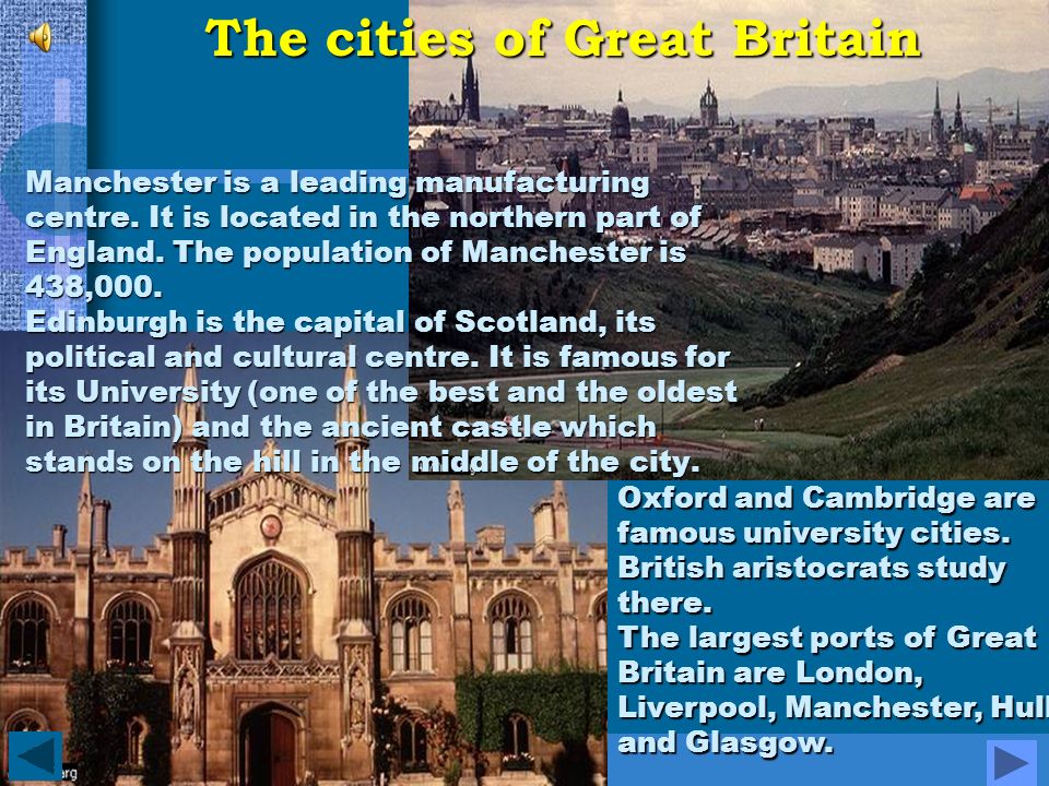 The cities of Great Britain