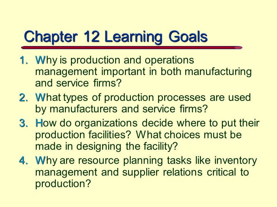 Achieving World Class Operations Management Ppt Video Online Download