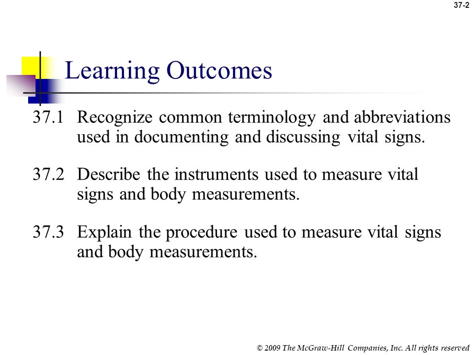 Chapter 37 Obtaining Vital Signs And Measurements Medical