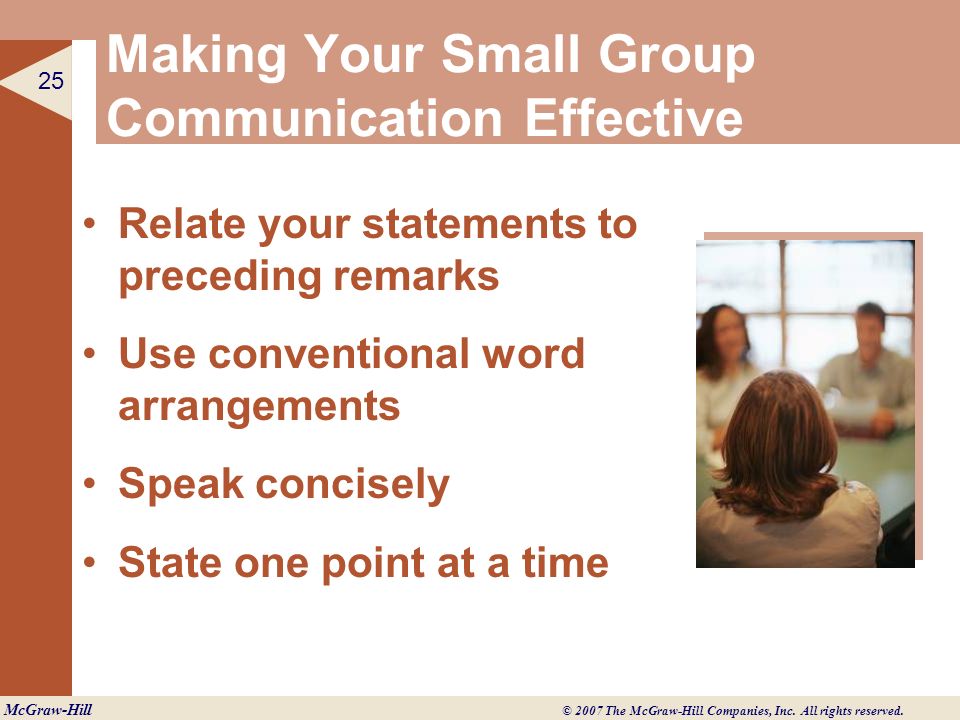 Making Your Small Group Communication Effective
