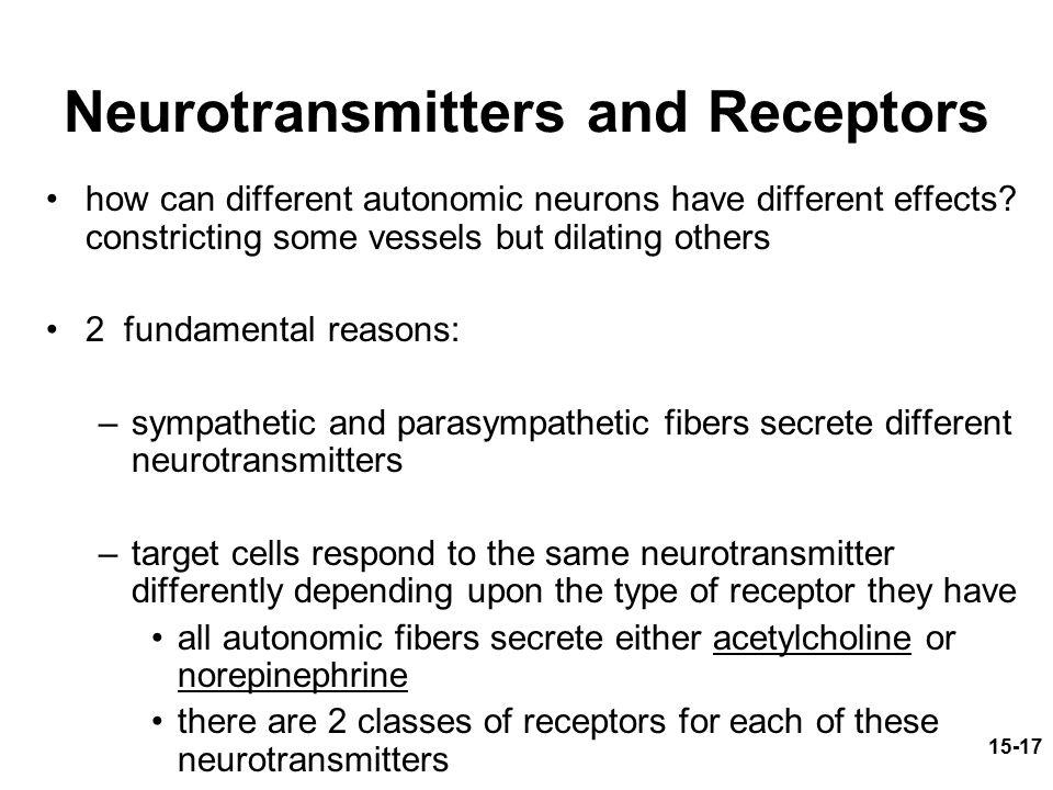 Neurotransmitters and Receptors